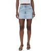 Women's Iconic Denim A-Line Skirt - Classic Mid-Length Stretch Fit You Need Me - 4 of 4