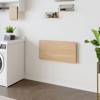 FONTOI Folding Table, Wall Mounted Folding Table for Small Spaces Bedroom, Burly Wood, 15.8"*6.5"*31.5" - 2 of 4