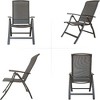 PAGED Folding Tanning Chairs Portable Lounge Chair Outdoor with Soft Cotton-Padded Seat for Camping, Beach - 2 of 4