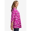 Jessica London Women's Plus Size Stretch Knit Swing Tunic - 4 of 4