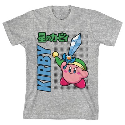 Kirby Food Kanji T-Shirt, Size: XL, Bioworld Merchandising