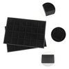 Unique Bargains Stackable Velvet Jewelry Organizer Storage Trays with Removable Dividers Set of 2 - 3 of 4