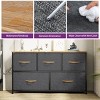 Dresser for Bedroom with 5 Drawers, Chest of Drawers, Fabric Dresser Storage Organizer for Closet, Living Room - 3 of 4