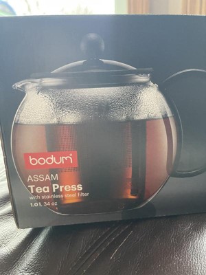 Bodum Assam Tea Press with Stainless Steel Filter – 34 oz
