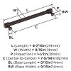 Amerock Faircrest Pull for Cabinets, Drawers, and Furniture - 4 of 4