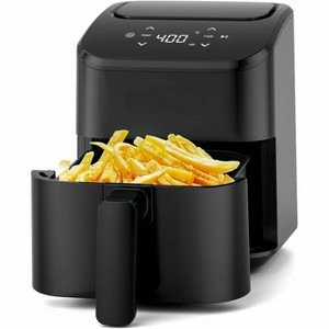MaseiKar Air Fryer 3 Qt, Small Airfryer Digital , Bake, Reheat, Roasts for Quick Easy Meals, Mini Compact & Quiet, Nonstick & Dishwasher Safe Basket - 1 of 4