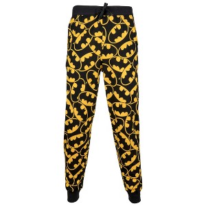 Mens Batman Bat Signal Collage Sleep Pant Joggers - 1 of 4