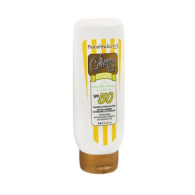Fruit Of The Earth Cabana Beach Club SPF50 Sunscreen Lotion 8 Oz