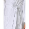 cheibear Women's Durable Luxury Lightweight Spa Resort & Hotel Bathrobe - 4 of 4