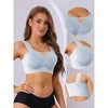 Allegra K Women's Full-Coverage Mesh Push-Up Comfort Everyday Wireless Bralettes - 3 of 4