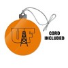University of Findlay Primary Logo Acrylic Christmas Tree Holiday Ornament - 3 of 4