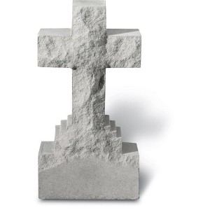 Kay Berry Rustic Cross Garden Stone - 1 of 1