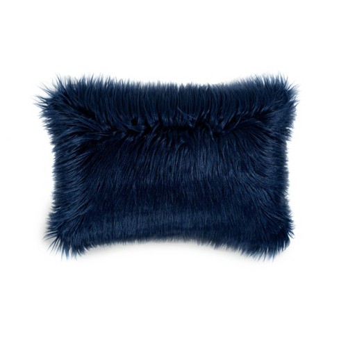 Mongolian Faux-Fur Pillow Cover