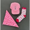 CTM Women's Breast Cancer Awareness Hope Novelty Socks - 2 of 2