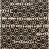 18"x18" Poly-Filled Dual-Tone Moroccan Design Square Throw Pillow Black/White - Saro Lifestyle: Cotton Fabric - 3 of 4