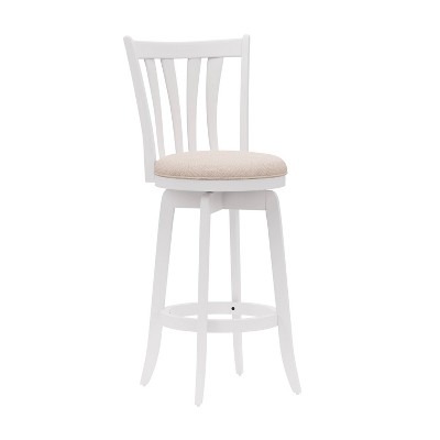 White stools with backs hot sale