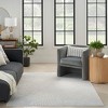 Nourison Lillian Feather Indoor Area Rug Ivory Grey 5'3" x 7'3" - 4 of 4