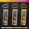 3 Color Lighting Mirror with LED Lights, 60"x16" Lighted Floor Standing Mirror with Stand - 2 of 4