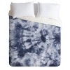 Amy Sia Tie Dye 3 Navy Duvet Set - Deny Designs - 2 of 4