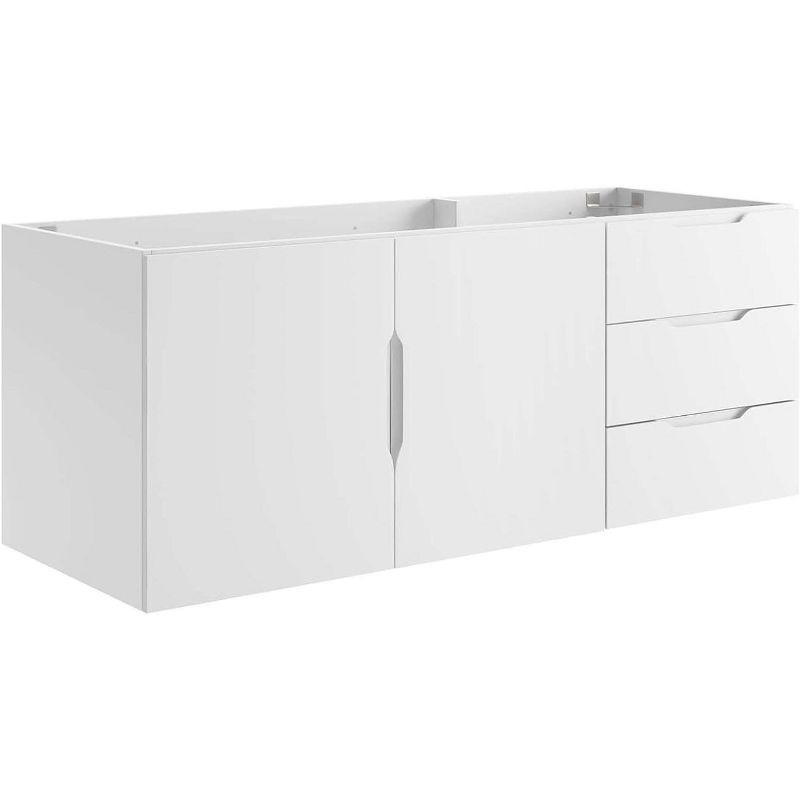 Modway Vitality 47" MDF and Particleboard Bathroom Vanity Cabinet in White, 1 of 2