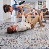 2'x3' Ivory/Grey Traditional Area Rug ¨C Non-Shedding, Stain-Resistant Accent Rug for Living Room, Bedroom & Entryway - Nertpow - 3 of 4
