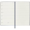 Moleskine 2025 Weekly/Monthly Planner 5.125"x8.25" Large Hardcover Blue: Pocket Calendar, Ribbon Marker, Elastic Closure - 4 of 4