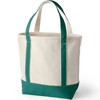 Lands' End Open Top Canvas Tote Bag - 2 of 4
