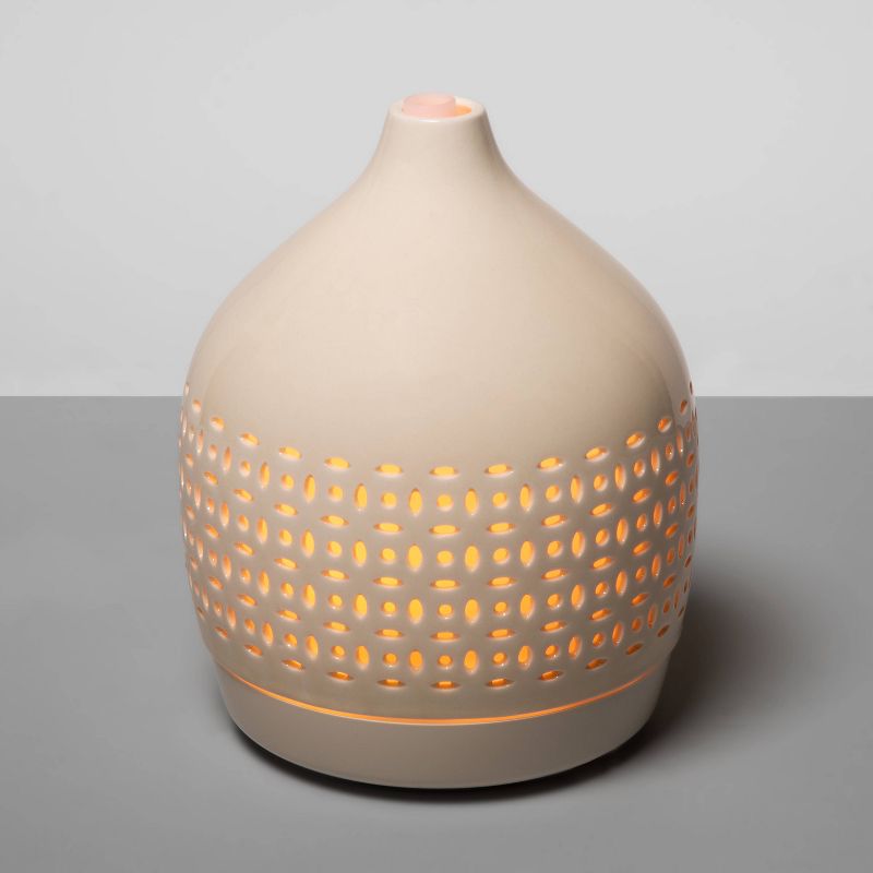 300ml Cutout Ceramic Color Changing Oil Diffuser White - Opalhouse&#8482;, 5 of 15