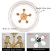 Claxy Modern Gold Drum Ceiling Light 5-Light - 3 of 4