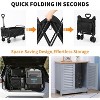 Heavy Duty Folding Trolley 380kg for Camping & Garden-All Terrain Wheels-Cup Holder Included-Ideal for Beach,Sports,Shopping,Easy Transport - 4 of 4