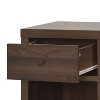 NicBex Wood Nightstand,Bedside Tables with Top Drawer and Bottom Shelf for Bedroom,Living Room - 4 of 4