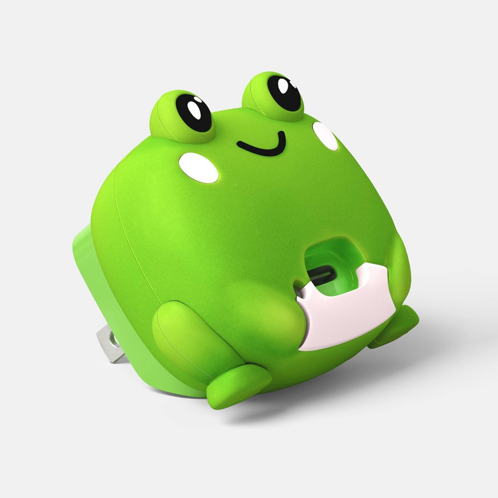 Single Port USB-C Wall Charger - heyday™ Frog: 15W Output, Charge Indicator Light
