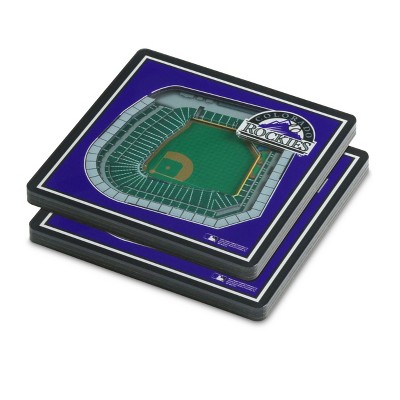 MLB Colorado Rockies StadiumView Coaster 2pk