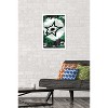Trends International NHL Dallas Stars - Maximalist Logo 23 Framed Wall Poster Prints - 2 of 4