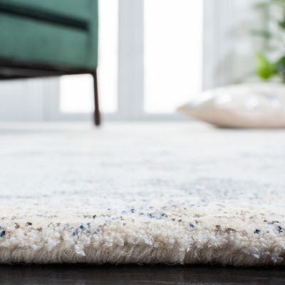 Elysian Fields Blue & Ivory Hand-Tufted Wool-Viscose Rug - 5'x8'