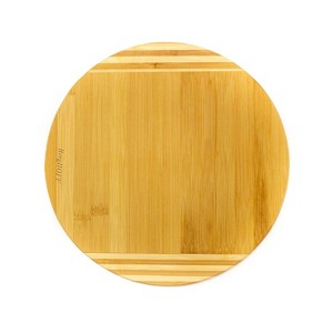 BergHOFF Bamboo Round Cutting Board, Striped, 11.8"x0.6" - 1 of 4