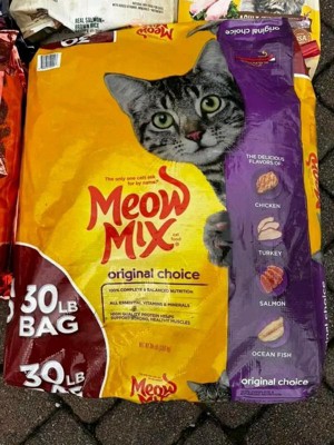 Meow Mix Original Choice With Flavors Of Chicken Turkey Salmon