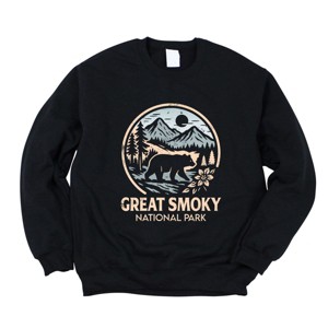 Great Smoky National Park Two-Toned Circle - Women's Graphic Sweatshirt - 1 of 4