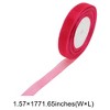 Unique Bargains Ribbon Soft Chiffon Polyester 1771.65x0.63inch 1 Pc - 3 of 4