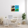 Stupell Industries Retro Pop Vintage Utility Safari Truck Blue Pink Canvas Art, 30" x 24" - 3 of 4