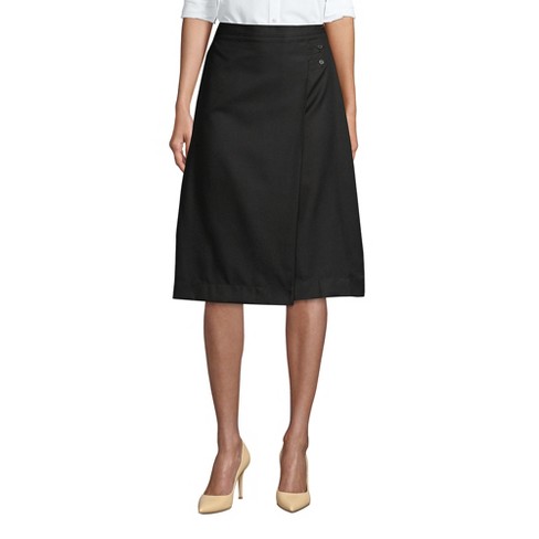 Lands' End School Uniform Women's Solid A-line Skirt Below The Knee ...