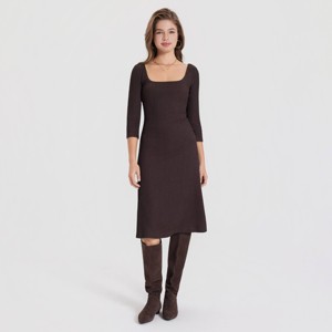 Women's Textured Tunic Dress - A New Day™ - 1 of 4