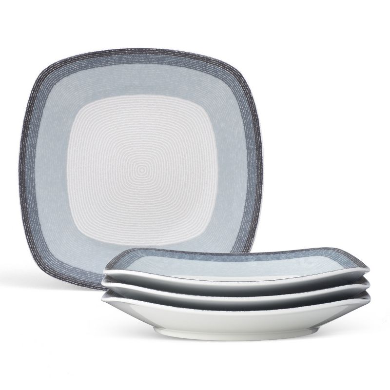 Noritake Colorscapes Layers Set of 4 Square Salad/Dessert Plates, 1 of 8