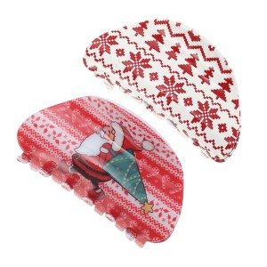 Unique Bargains Christmas Hair Clips 2 Pcs - 1 of 4