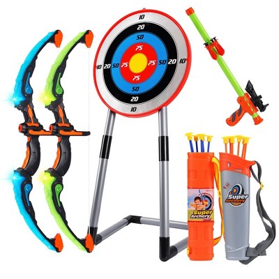 WhizMax Bow and Arrow for Kids, Kids Archery Toy Set Includes 2 Bows,12 Suction Cup Arrows