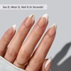 BTArtbox Press-On Nails - Starlight Frost - S Almond - 32ct - 3 of 4