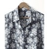 HAPPY BAY Men's Holiday Beach Holiday Short Sleeve Santa Claus Party Hawaii Holiday Shirt Hawaiian Christmas Tree Shirts for Men - 3 of 4