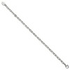 Chisel Stainless Steel Polished 6.5" Plus a 1.5" Extension Paperclip Chain Link Bracelet - 3 of 4