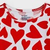 Girls' 2pk Adaptive Short Sleeve Valentine's Day Dress - Cat & Jack™ Pink/Red - 3 of 4