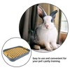 Square Anti-Tip Pet Litter Box, Suitable For Rabbits, Ferrets, Chinchillas, and Guinea Pigs, Ensuring Pet Health - 3 of 4